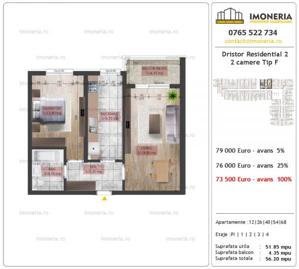 Apartamente-de-vanzare-Dristor-Residential-2-2-camere-tip-F Apartamente-de-vanzare-Dristor-Residential-2-2-camere-tip-F